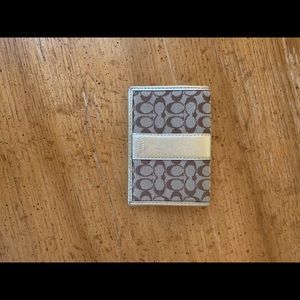 Gold Coach wallet